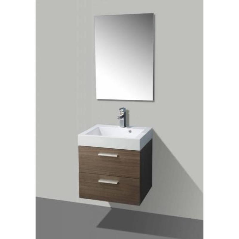 Badmeubel New York Grey Oak 58 cm