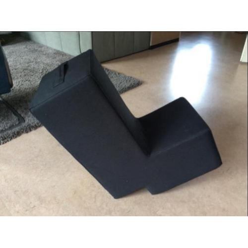Lummel zitelement, zwart zo goed als nieuw