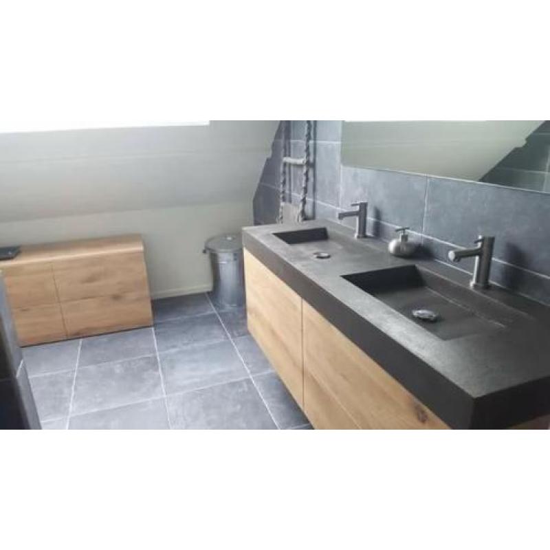 Badmeubel betonlook , naar eigen wens op maat laten maken !