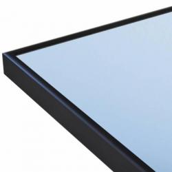 Badkamerspiegel Sanicare Q-Mirrors 85x70x2cm Zwart