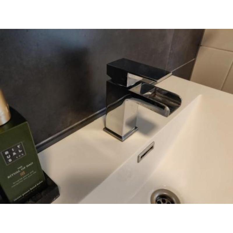 Mengkraan Niagra ll verchroomd 13cm hoog, uitloop 7 cm.