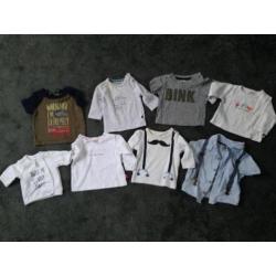 Shirts / broeken / rompers maat 50 - 56