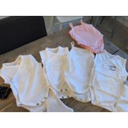 Kledingpakket met rompers maat 50/56