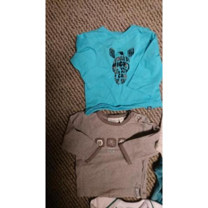 Pakket kleding maat 50 en 56, feetje, noppies en hema