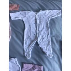 Pakket Baby meisjes kleding maat 50 (met name prenatal)