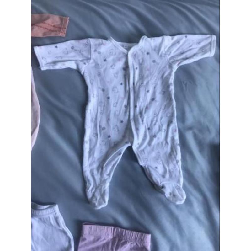 Pakket Baby meisjes kleding maat 50 (met name prenatal)