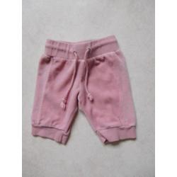 (G68) SALE! Mooi effe roze velours broekje
