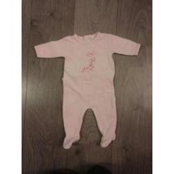 Babypakje maat 50, roze