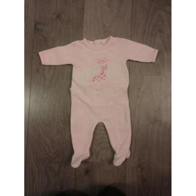 Babypakje maat 50, roze