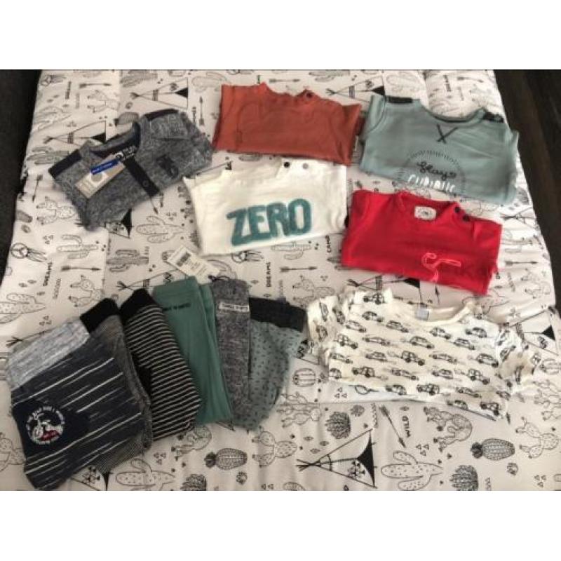 Kleding pakket jongetje 50 Tumble n dry Feetje Bampidano