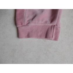 (G68) SALE! Mooi effe roze velours broekje