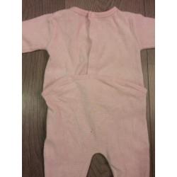 Babypakje maat 50, roze