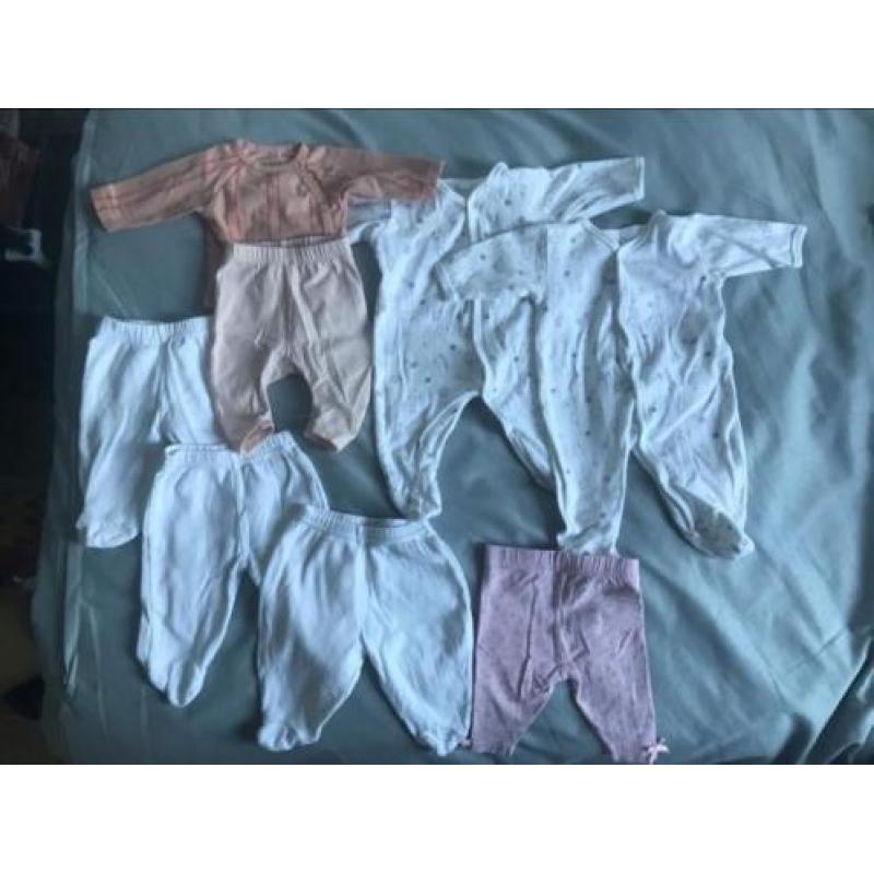 Pakket Baby meisjes kleding maat 50 (met name prenatal)