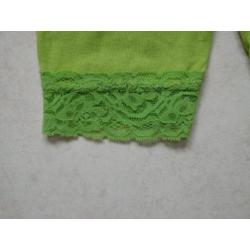 (F98) SALE! Groen baby broekje met kant