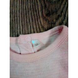 Babypakje maat 50, roze