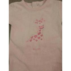 Babypakje maat 50, roze
