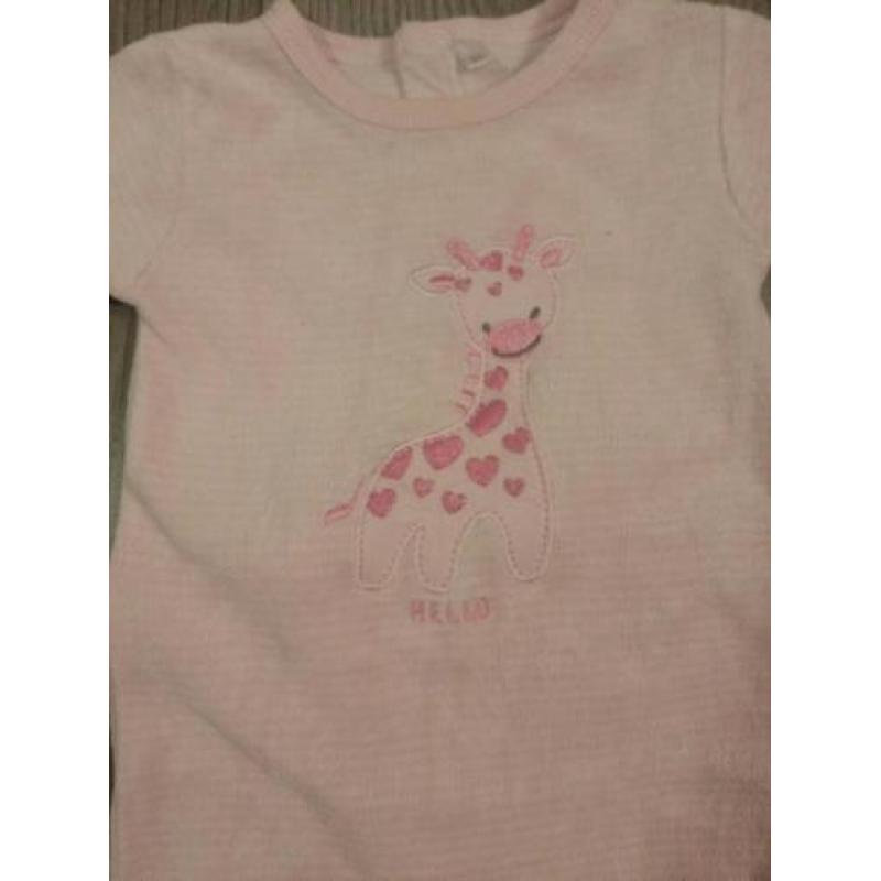 Babypakje maat 50, roze
