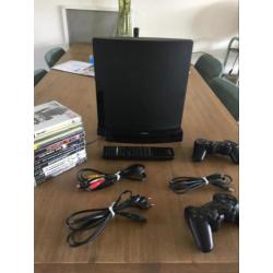 PlayStation 3 Ps3 met 10 spellen en 2 controllers