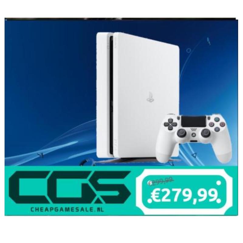 Playstation 4 Slim - Laagste prijs HEEL Nederland!