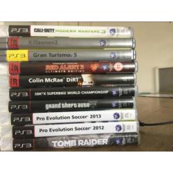 PlayStation 3 Ps3 met 10 spellen en 2 controllers