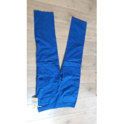 NIEUWE kobaltblauwe afritsbroek mt XXL!