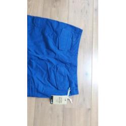 NIEUWE kobaltblauwe afritsbroek mt XXL!