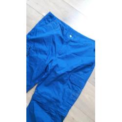 NIEUWE kobaltblauwe afritsbroek mt XXL!