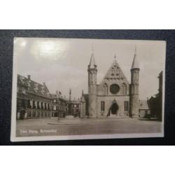 2 Ansichtkaarten Den Haag Binnenhof en Willem de Zwijger