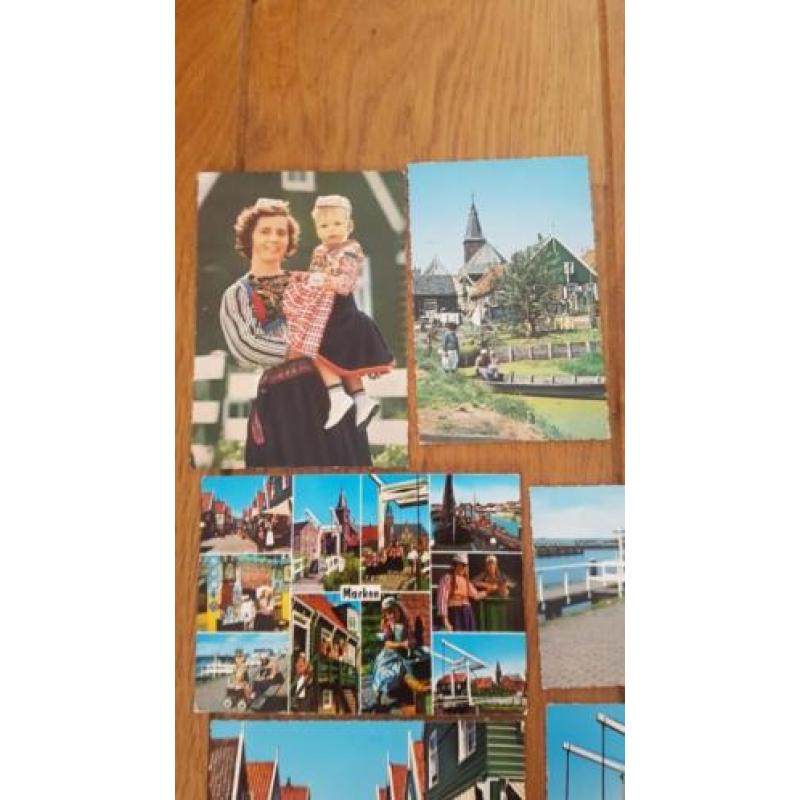 Marken anzichtkaarten klederdracht jaren 60 beeld kinderen