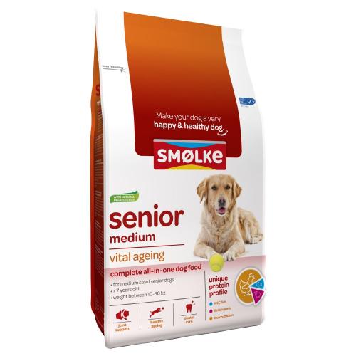 12kg Senior Medium Vital Ageing Smolke Hondenvoer