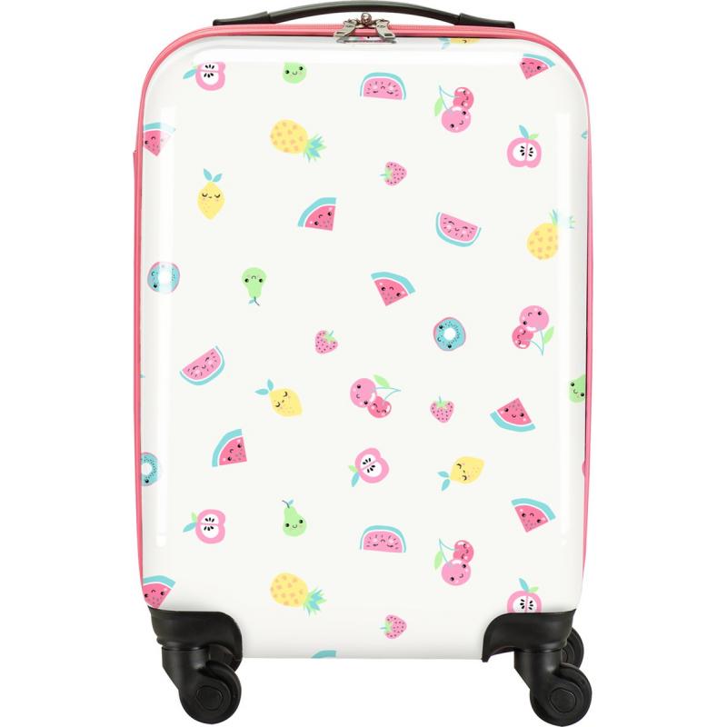 Princess Traveller Kids Collection - Handbagagekoffer - Watermeloen - Koffer met 4 zwenkwielen - Reiskoffer met Telescopische handgreep