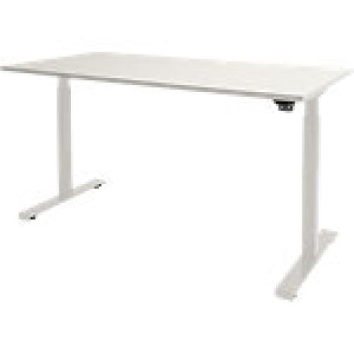 Schaffenburg Zit sta bureau Dextro Basic Wit 1600 x 800 mm