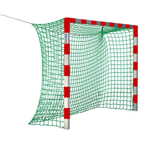 Sport Thieme Zaalhandbaldoel 3x2 m, zonder Netbeugel, Rood zilver