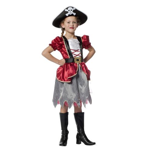 Piratenmeisje bordeaux