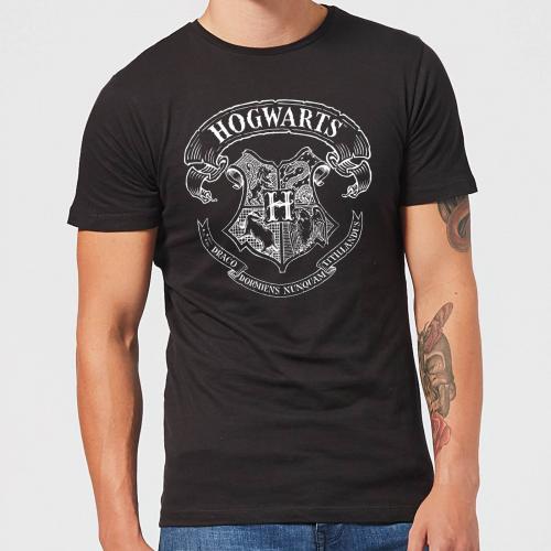Harry Potter Hogwarts Crest T-shirt - Zwart - L