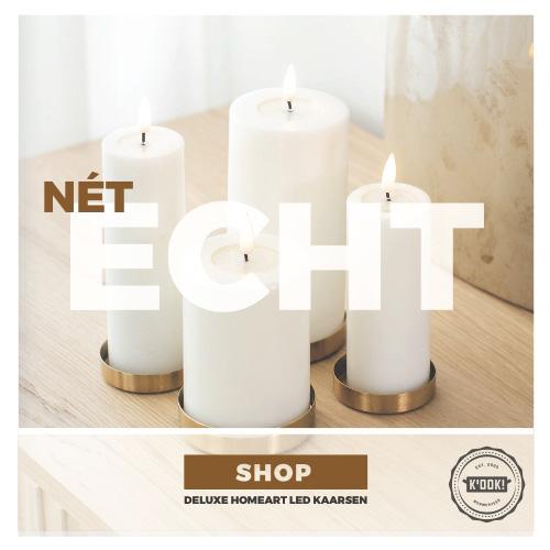 Deluxe Homeart ledkaarsen
