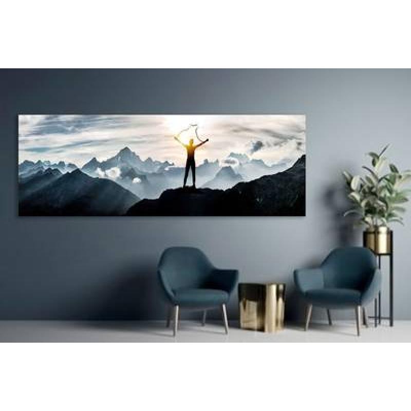 Aluminium foto 20x45 cm