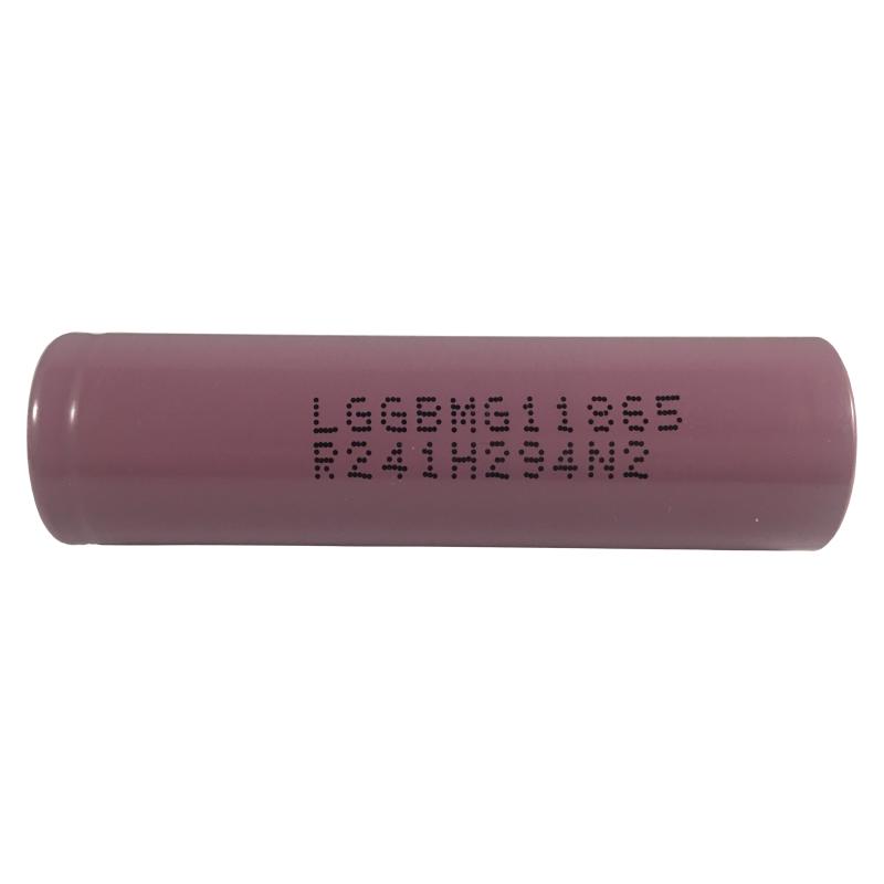 LG 18650 MG1 Li Ion 2800mAh unprotected flat top
