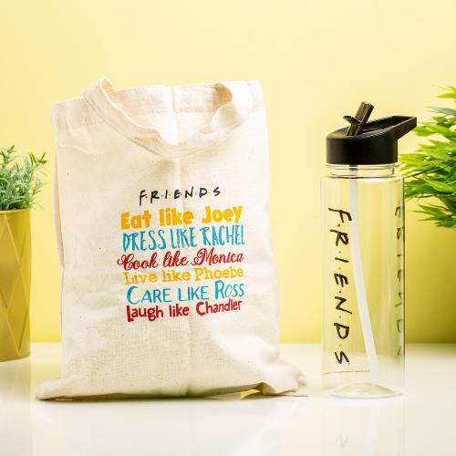 Friends Waterfles En Tas Cadeauset