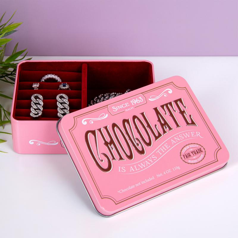 Snoep Sieradenblik - Chocolade