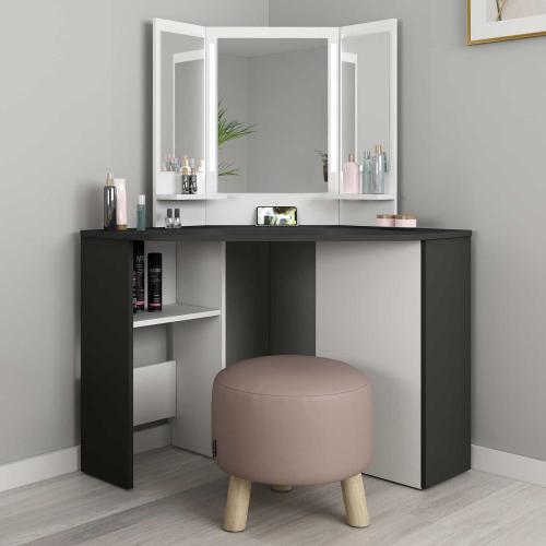 Make uptafel Chic grijs wit