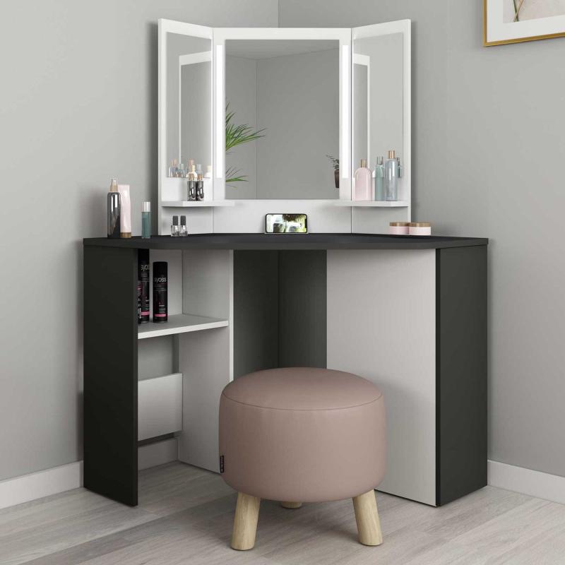 Make uptafel Chic grijs wit
