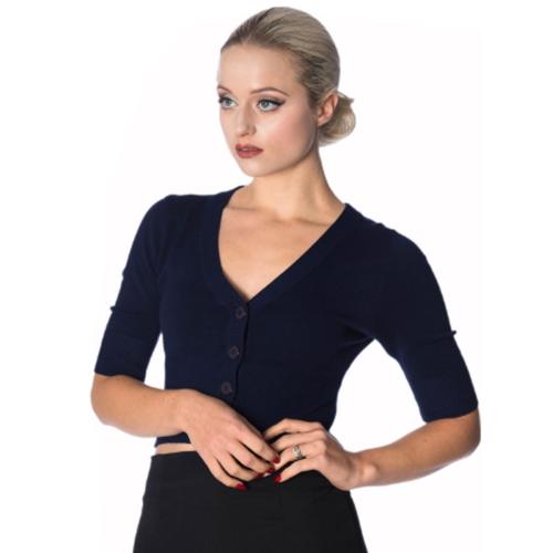 Banned Overload Cardigan Nacht Blauw