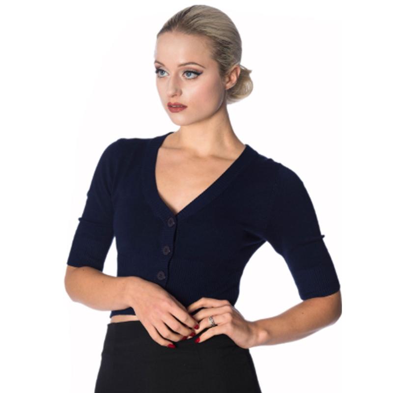 Banned Overload Cardigan Nacht Blauw