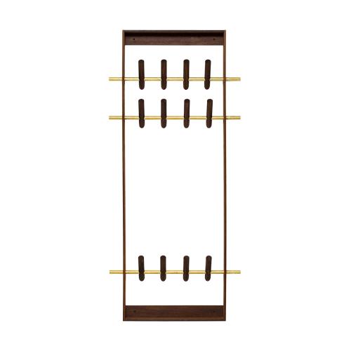 Coat frame - Gerookt eikenhouten kapstok - H150 x B53 x D7 cm