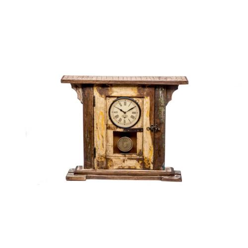 Tafelklok vintage window 57x61 cm
