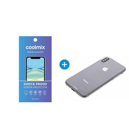 TPU Case iPhone 11 1mm Tempered Glass iPhone 11