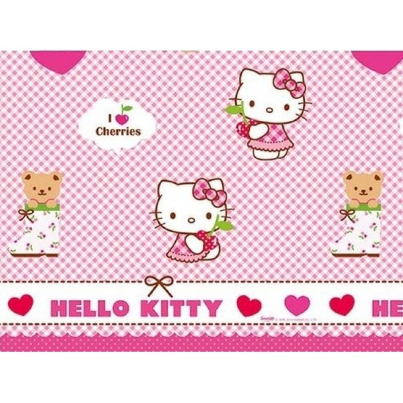 Hello Kitty themafeest tafelkleed 120x180 cm