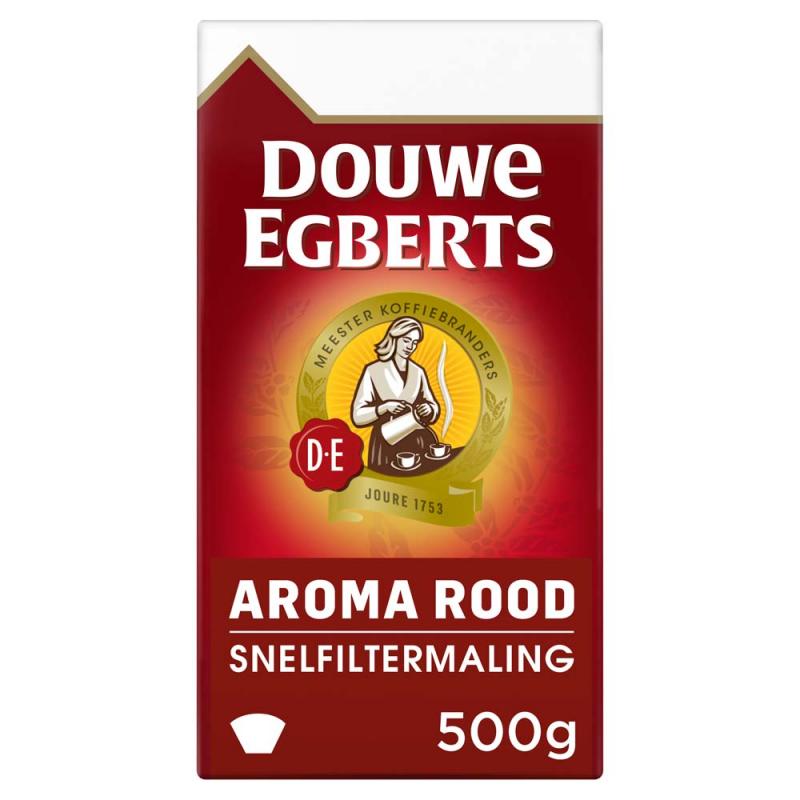 Douwe Egberts gemalen koffie Aroma Rood