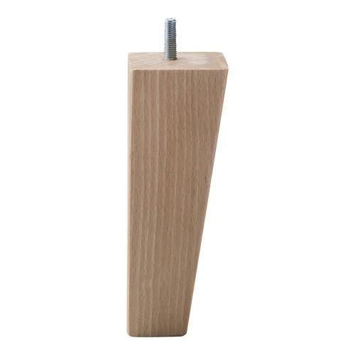 Houten meubelpoot 17 cm (M8)
